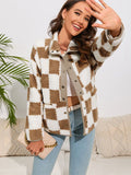 Women's Classic Checkered Checkered Button Up jacket | Zarnesh
