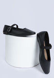 Women’s Classic Pin Buckle Strap Ballerina Flats Shoes | Zarnesh
