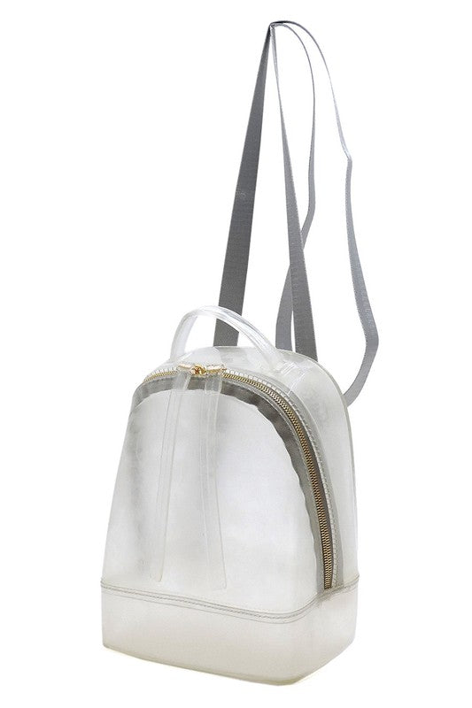 Women’s Clear Transparent Jelly Candy Backpack | Zarnesh