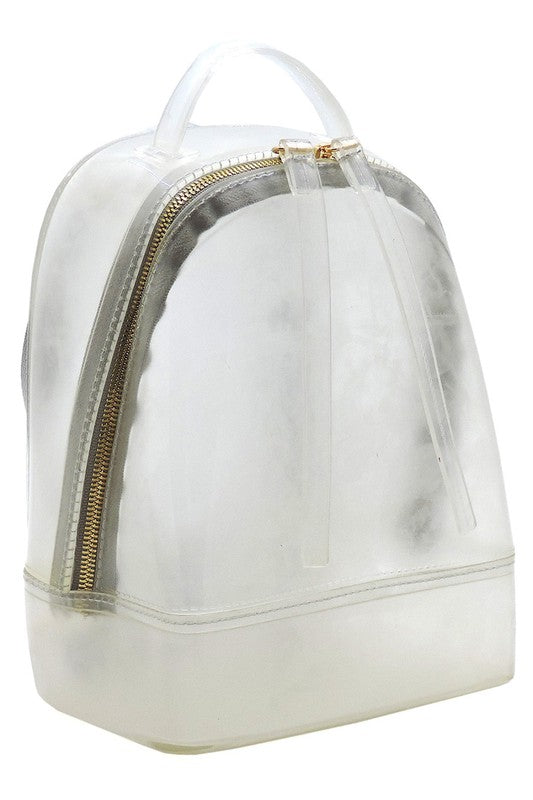 Women’s Clear Transparent Jelly Candy Backpack | Zarnesh