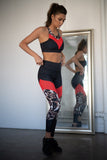 Women Colorblock Cheetah Print Activewear Set | Zarnesh