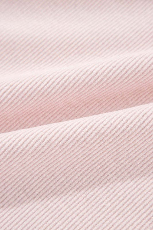 Women’s Colorblock Corduroy Reverse Seam Pocketed Shacket | Zarnesh