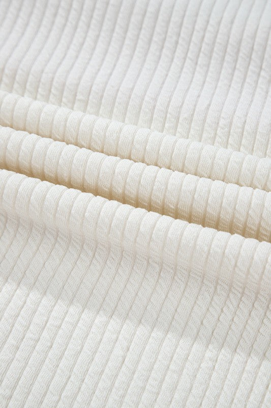 Women’s Corded Knit Reverse Seam Patchwork Top | Zarnesh