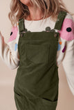Women’s Corduroy Front Pockets Overall Dress Jumpsuit | Zarnesh