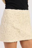 Women’s Novelty Macrame Elastic Waistband Mini Skirt | Zarnesh