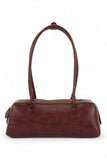 Women's Croc Embossed Iconic Barrel Shoulder Bag | Zarnesh