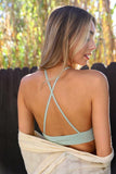 Women's Crochet Lace High Neck Bralette | Zarnesh