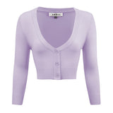 Women's Cropped Bolero 3/4 Sleeve Cardigan | Zarnesh