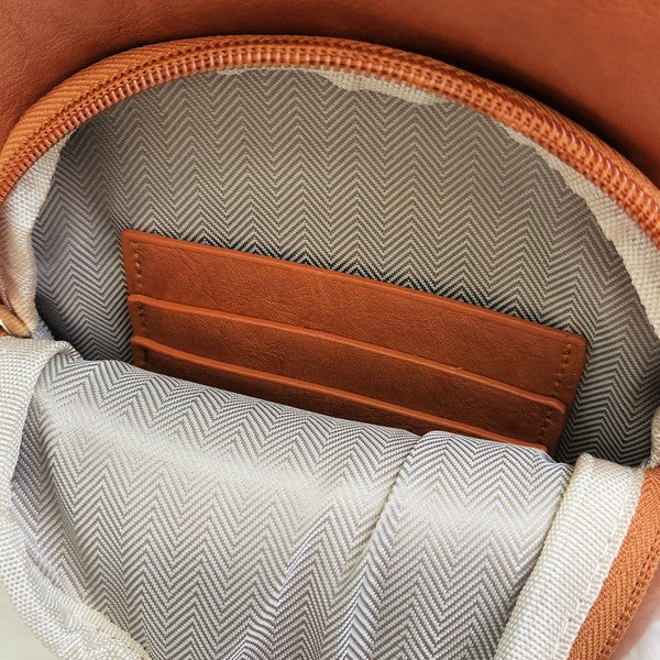 Mylah Crossbody Sling Vegan Leather Handbag - Zarnesh