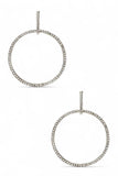 Women's  Crystal Hoop Earrings |  Zarnesh