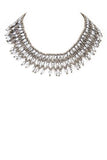 Women’s Crystal Mix Seed Beads Iconic Collar Necklace | Zarnesh
