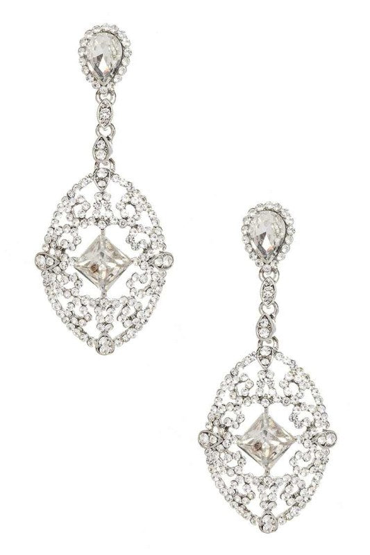 Women's  Crystal Statement Chandelier Earrings |  Zarnesh