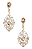 Women's  Crystal Statement Chandelier Earrings |  Zarnesh