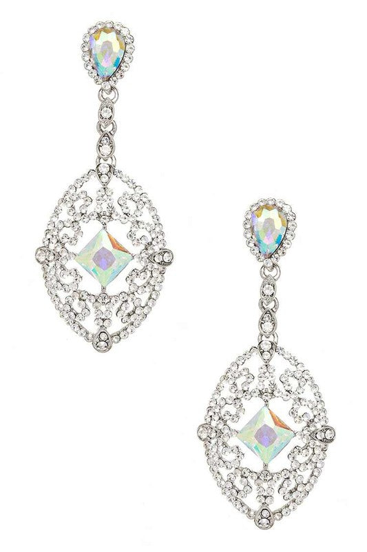 Women's  Crystal Statement Chandelier Earrings |  Zarnesh