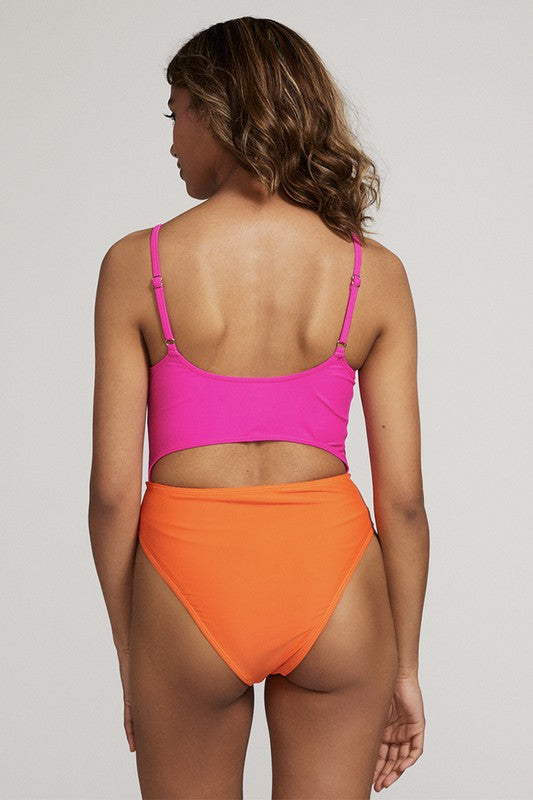 Women’s Cutout Cheeky One-Piece Swimsuit | Zarnesh