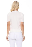 Women’s Daisy Flower Embroidered Knit Pullover Sweater | Zarnesh