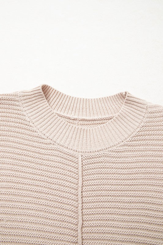 Women’s Delaney Pullover Textured Puff Sleeve Sweater | Zarnesh