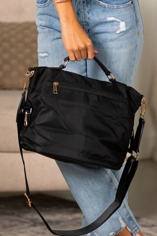 Women’s Demi Nylon Wide Strap Hobo Crossbody Bag | Zarnesh