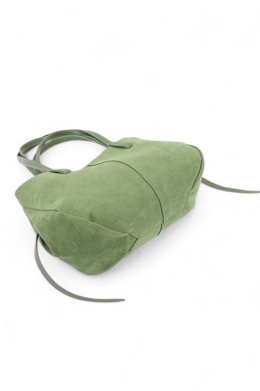 Women's Designer Faux Suede Multi Strap Tote Bag | Zarnesh
