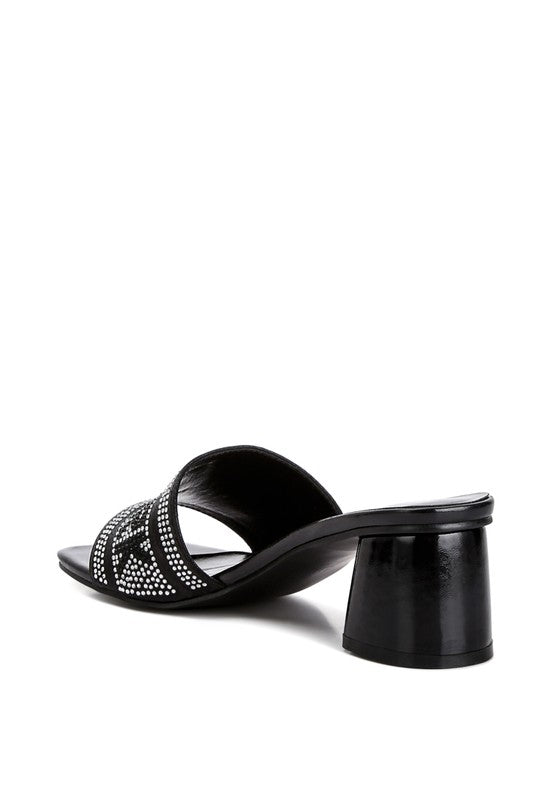 Women Studio 55 Diamante Embellished New York Sandals Zarnesh