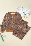 Women’s Embroidered Leopard Bow Pullover and Pants Set | Zarnesh