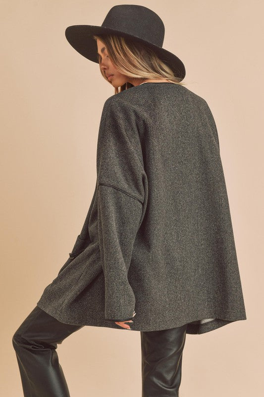 Women’s Esme Kimono Jacket Coat with Pocket | Zarnesh