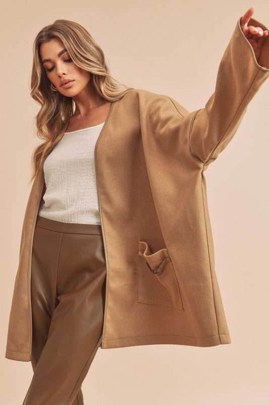 Women’s Esme Kimono Jacket Coat with Pocket | Zarnesh