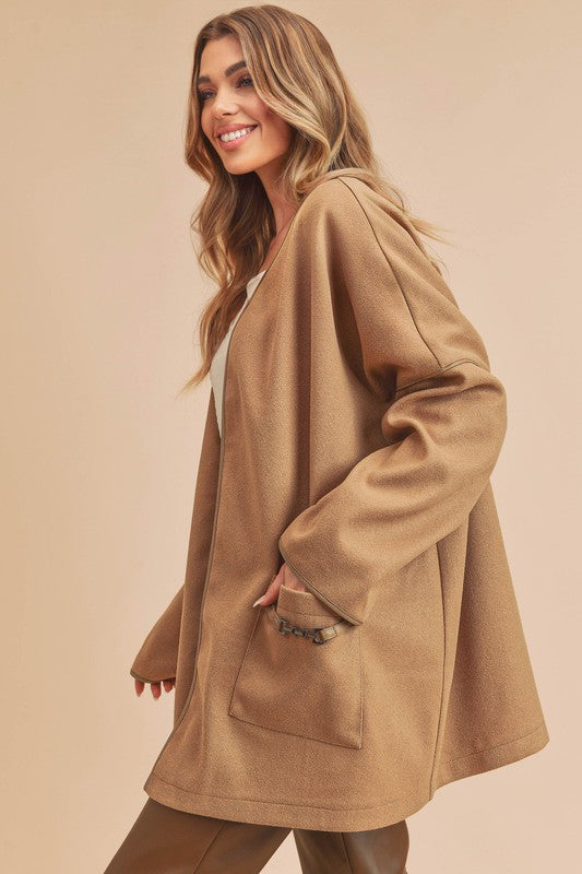 Women’s Esme Kimono Jacket Coat with Pocket | Zarnesh