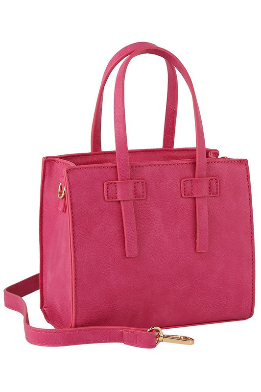 Women’s Fashion Boxy Satchel Top Handle Tote Bag | Zarnesh