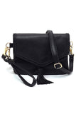 Women’s Fashion Envelope Clutch Tassel Flap Crossbody Shoulder Bag | Zarnesh