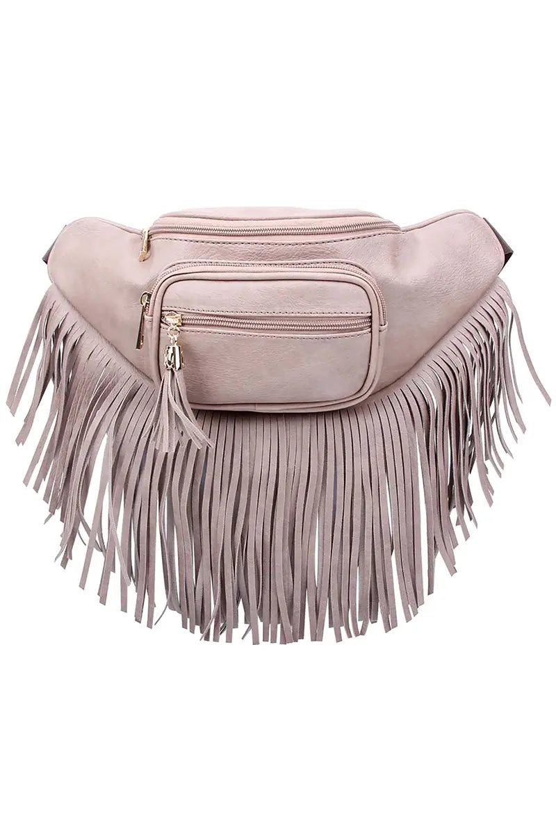 Women’s Solene Fashion Fanny Pack Fringe Tassel Waist Bag | Zarnesh