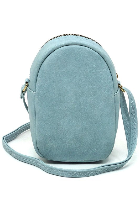 Women's Fashion Faux leather Buckle Mini Crossbody Bag | Zarnesh