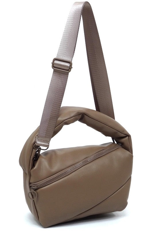 Women's Fashion Puffy Tote Crossbody Bag | Zarnesh
