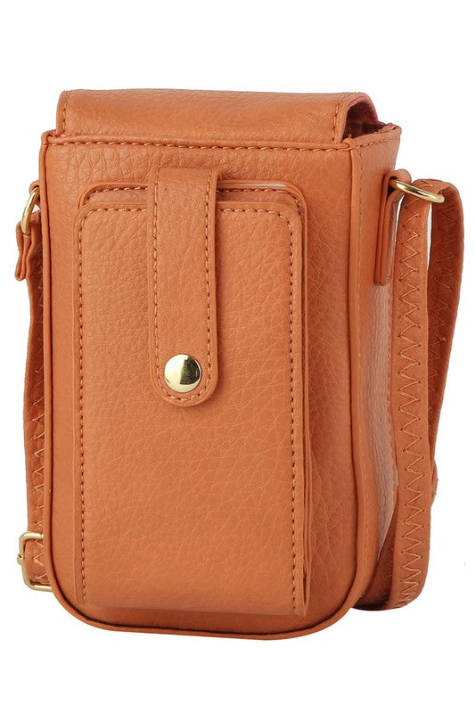 Women’s Faux Leather Tassel Ring Flap Tassel Crossbody | Zarnesh