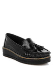 Women Strelka Tassel Detail Flatform Loafers Zarnesh 