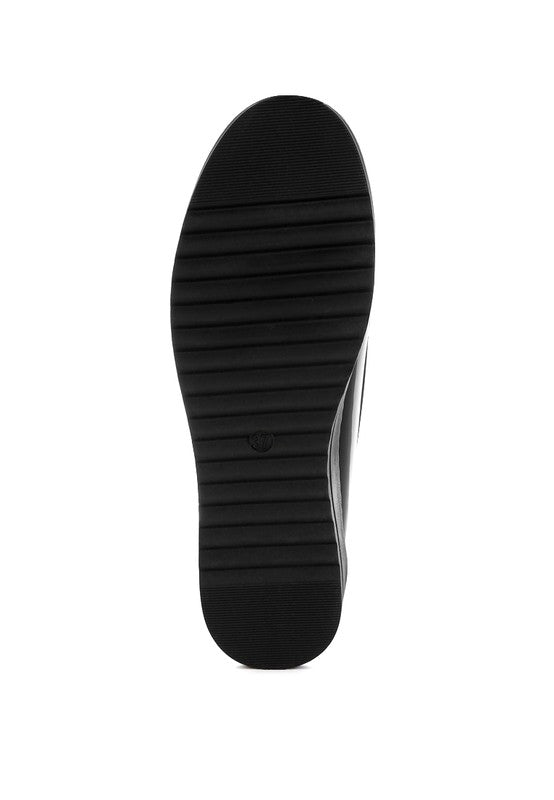 Women Strelka Tassel Detail Flatform Loafers Zarnesh 