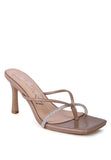 Women's Fetish Croc Rhinestone Slider Sandals | Zarnesh