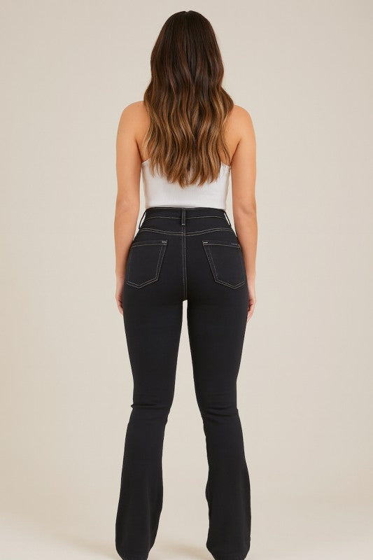 Women's Flared Judy Boot High Waist Cut Jeans | Zarnesh