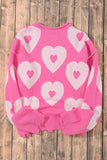 Women's Floral Pearl Beaded Valentine Heart Sweater | Zarnesh