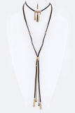 Women's Fringe Bar Drops Layer Necklace Set |  Zarnesh