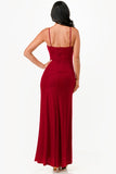 Women’s Glitter ITY Bodycon Side Slit Party Maxi Dress | Zarnesh