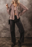 Women’s Goat Cut Out Textured Knit Buttoned Cardigan | Zarnesh