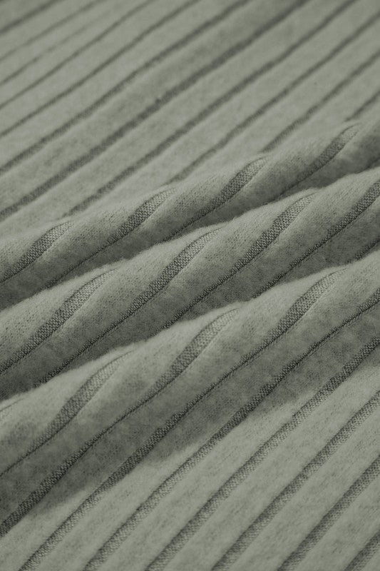 Women’s Thermal Ribbed Button-Up Drop Shoulder Shacket | Zarnesh