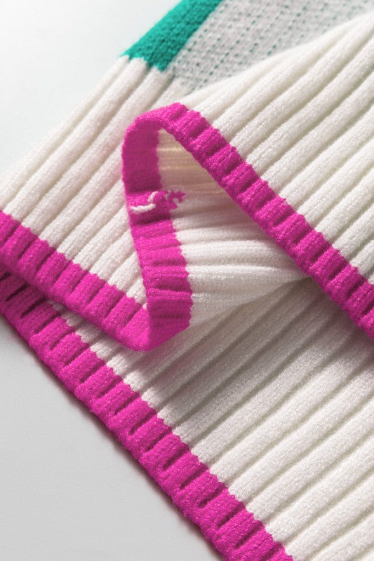 Women’s Valentines Heart Checkered Button V-Neck Cardigan | Zarnesh