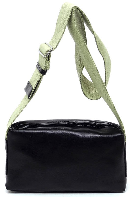 Women's Guitar Strap Shoulder Bag Boxy Crossbody Bag | Zarnesh