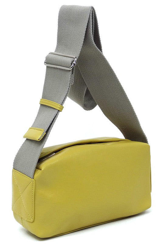 Women's Guitar Strap Shoulder Bag Boxy Crossbody Bag | Zarnesh