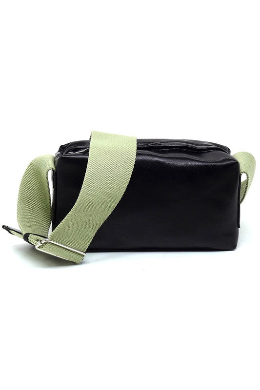 Women's Guitar Strap Shoulder Bag Boxy Crossbody Bag | Zarnesh