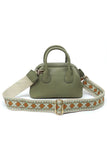 Women's Guitar Wide Strap Satchel Crossbody Bag | Zarnesh