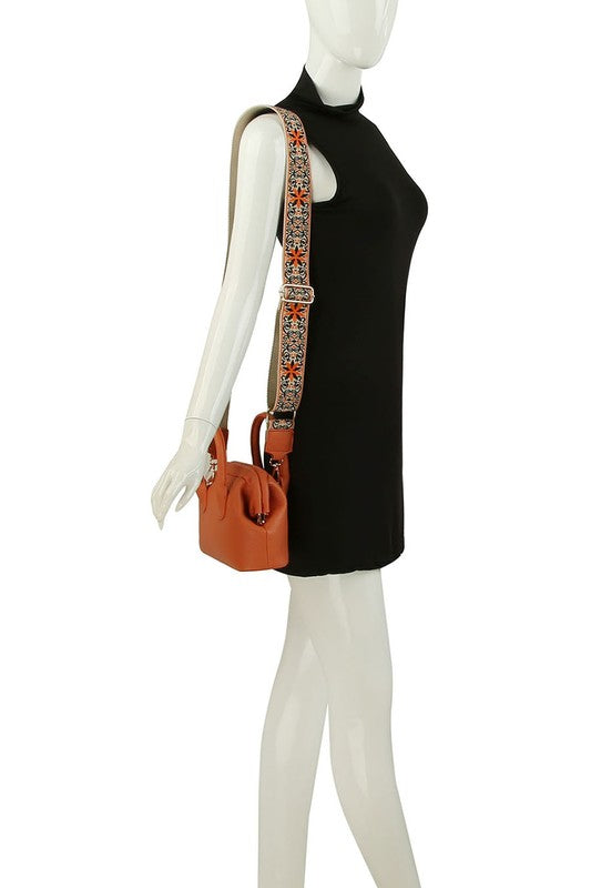 Women's Guitar Wide Strap Satchel Crossbody Bag | Zarnesh