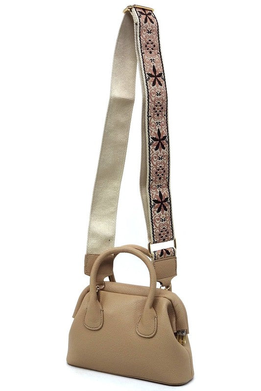Women's Guitar Wide Strap Satchel Crossbody Bag | Zarnesh